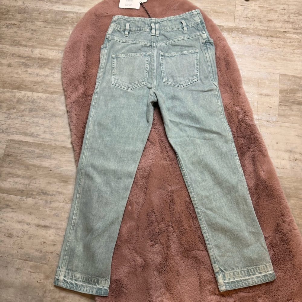 ISABEL MARANT ÉTOILE Tucson Cropped Straight-Leg Jeans - Picture 6 of 7